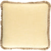 Gold, Beige / Down Feather / 20" x 20"