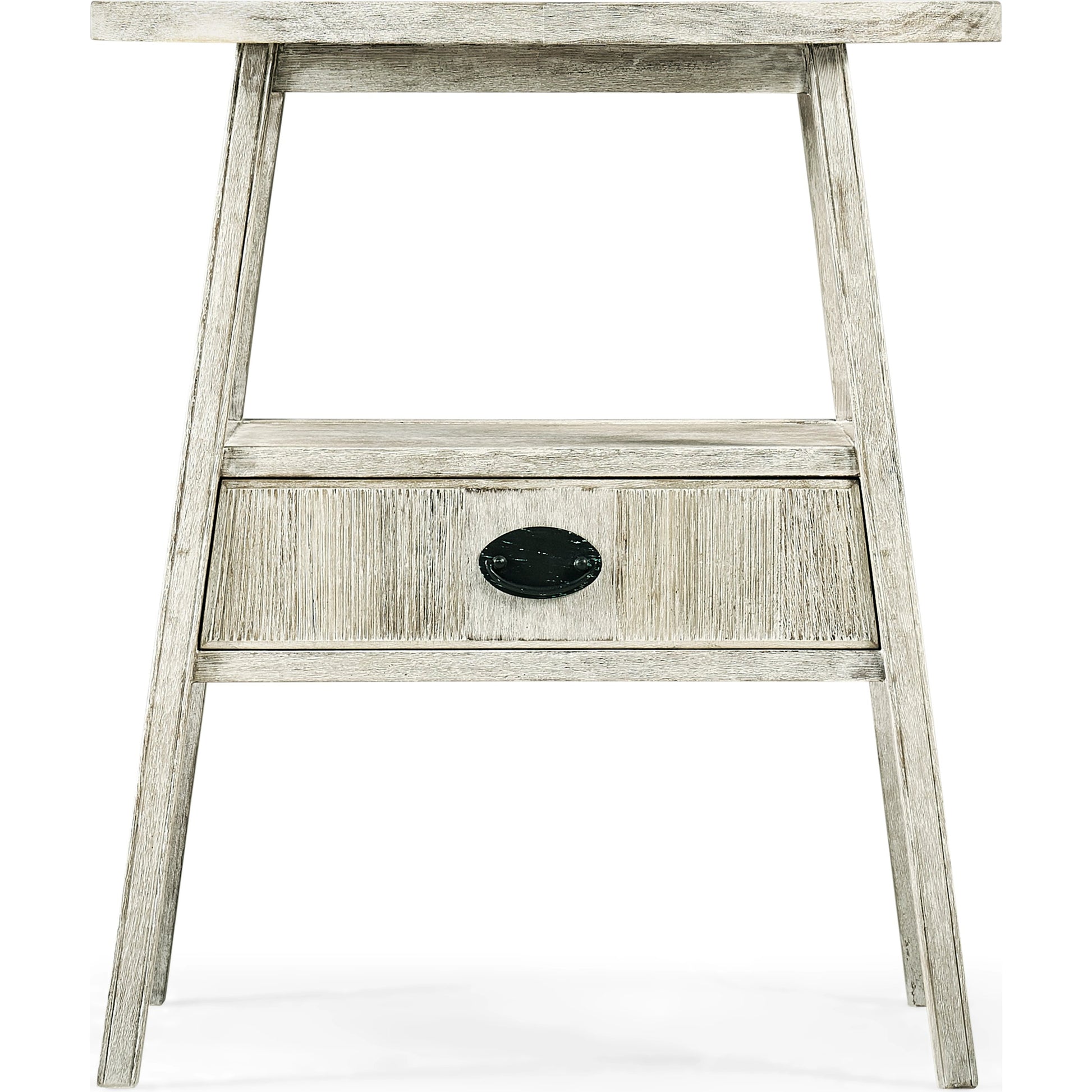 William Yeoward Bywater Washed Acacia Side Table by Jonathan Charles in white and washed acacia. Made from acacia in a cottage & farmhouse style.