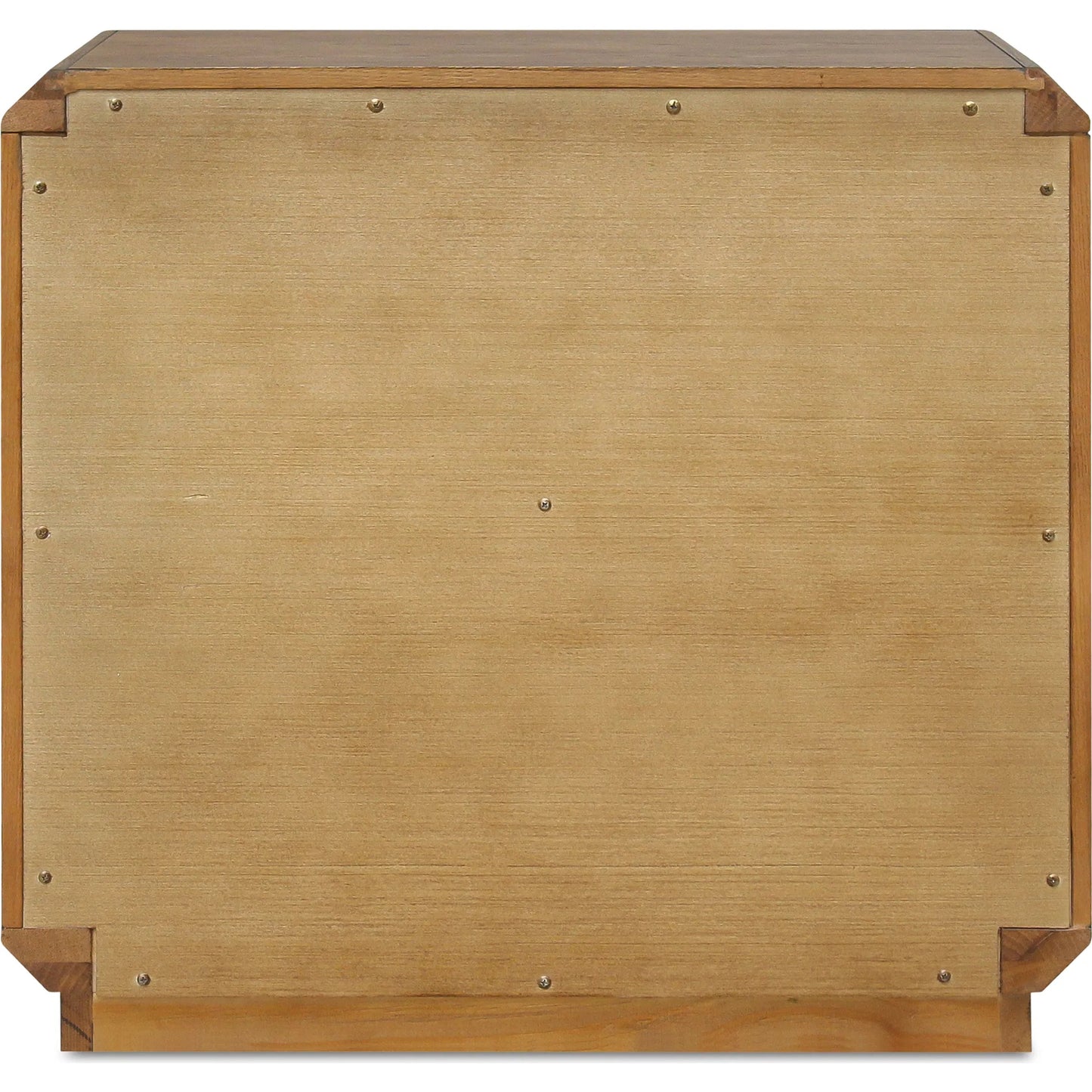 004 SI-2441319 | Additional Silo | Caleb Nightstand by Moe's Home Collection in brown. Made from top, side, drawer oak veneer over mdf, solid oak, back plywood drawer plywood, engineer veneer, iron in a traditional style.