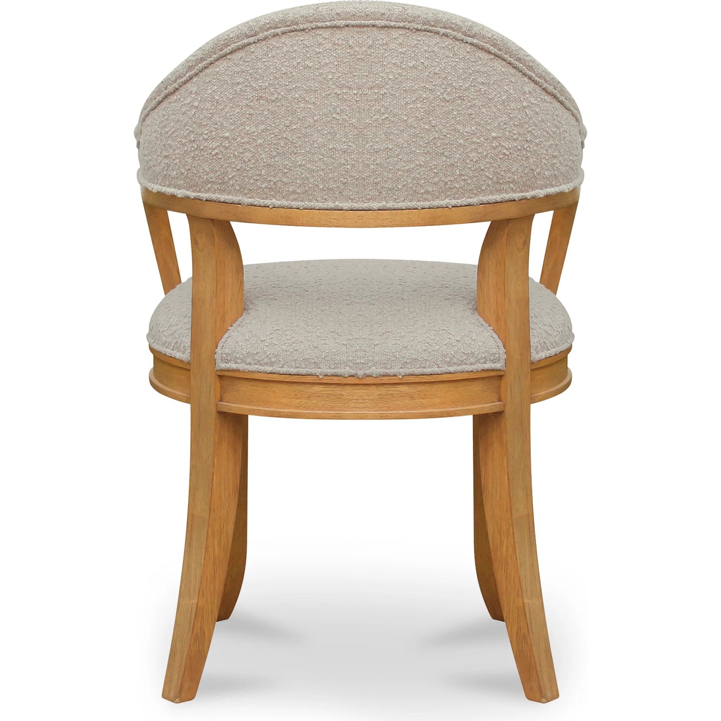 004 SI-2441324 | Additional Silo | Carlos Dining Chair by Moe's Home Collection in brown. Made from 95% polyester, 5% acrylic, rubber wood frame, plywood in a transitional style.
