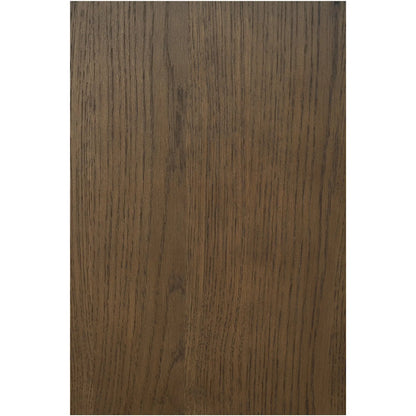 Clarence Nightstand by Moe's Home Collection. Made from solid top edge, door frame, outer frame, oak drawer, shelf panel, side, brass handle in a unique style.