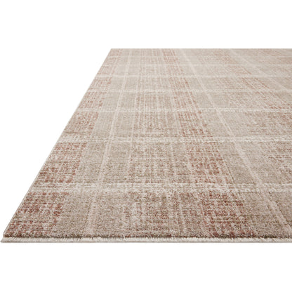 Ember EMB-02 Rug by Angela Rose x Loloi in clay, sand. Made from 100% polyester in a unique style.