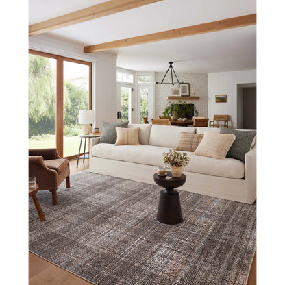 Ember EMB-05 Rug by Angela Rose x Loloi in graphite, multi. Made from 100% polyester in a unique style.