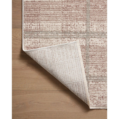 Ember EMB-06 Rug by Angela Rose x Loloi in clay, mist. Made from 100% polyester in a unique style.
