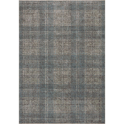 Ember EMB-09 Rug by Angela Rose x Loloi in denim, charcoal. Made from 100% polyester in a unique style.