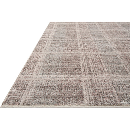 Ember EMB-10 Rug by Angela Rose x Loloi in fog, dove. Made from 100% polyester in a unique style.