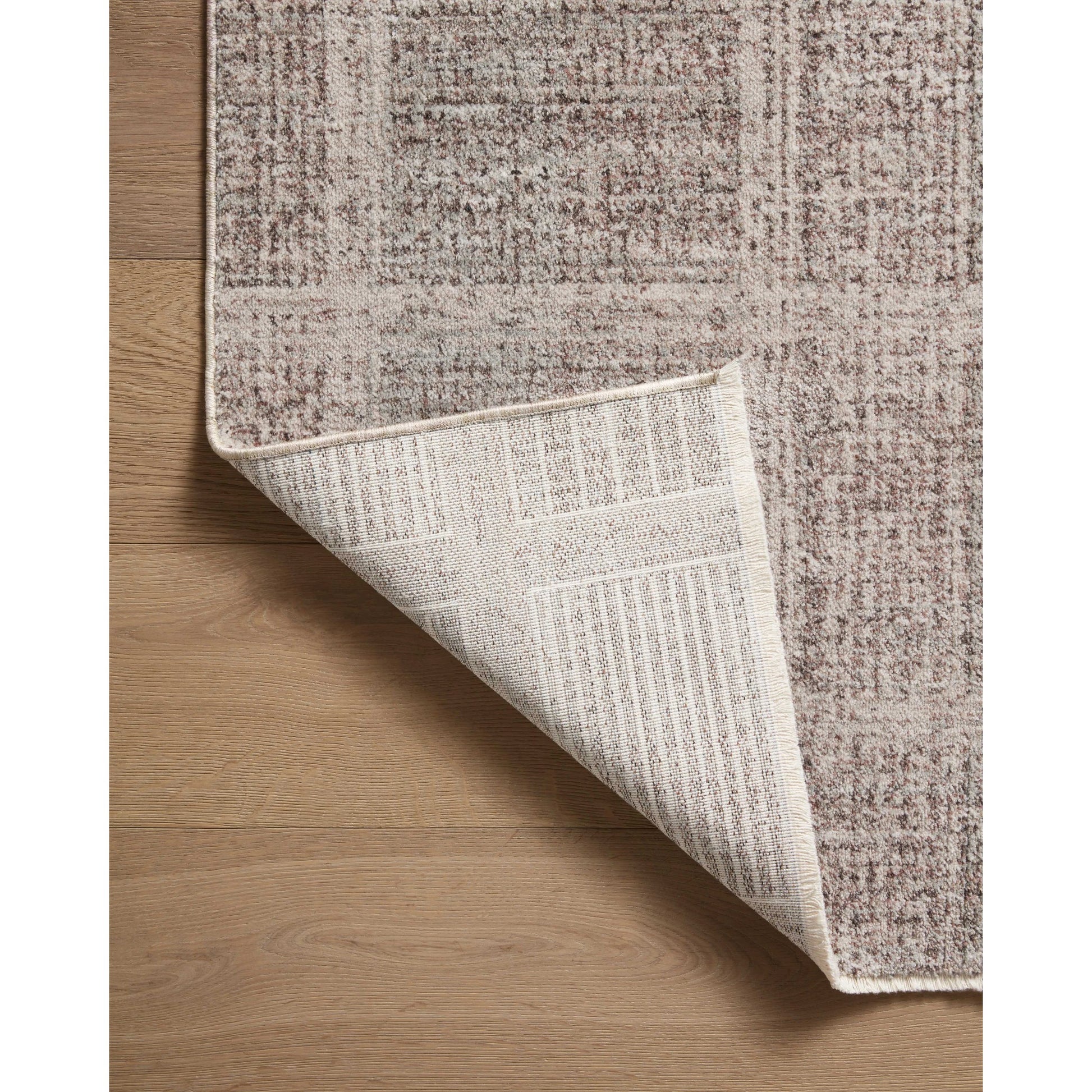 Ember EMB-10 Rug by Angela Rose x Loloi in fog, dove. Made from 100% polyester in a unique style.
