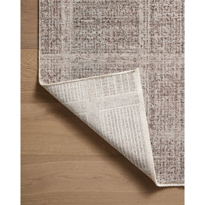 Ember EMB-10 Rug by Angela Rose x Loloi in fog, dove. Made from 100% polyester in a unique style.