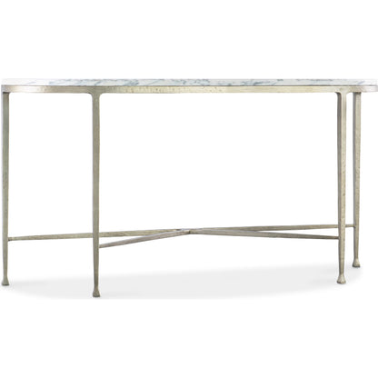 Jules Console Table by Hooker Furniture in champagne. Made from unique in a modern style.