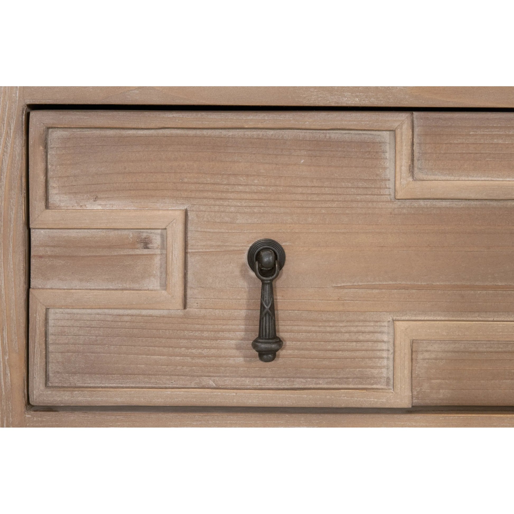 Emerie Entry Console by Essentials For Living in smoke gray pine, white quartz. Made from solid pine wood, solid quartz in a modern style.