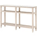 Emerie Narrow Console Table by Essentials For Living. Made from solid pine wood, solid quartz in a modern style.