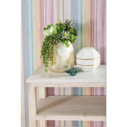 Emerie Narrow Console Table by Essentials For Living. Made from solid pine wood, solid quartz in a modern style.