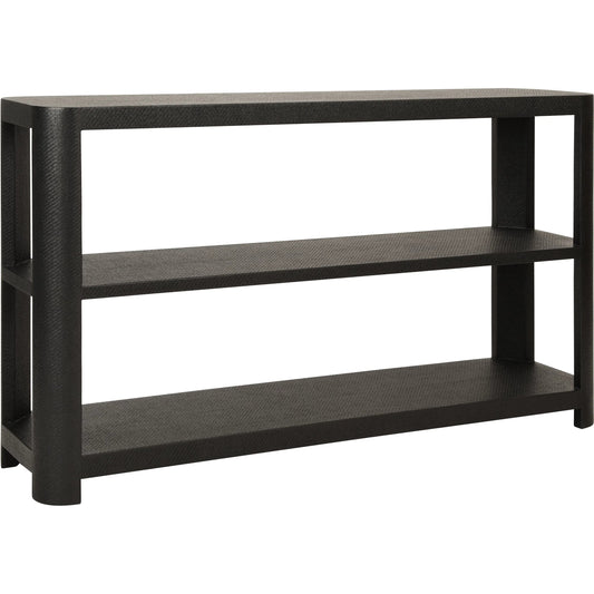 Emery Three Tier Console by Worlds Away. Made from solid wood, mdf in a modern style.