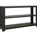 Emery Three Tier Console by Worlds Away. Made from solid wood, mdf in a modern style.