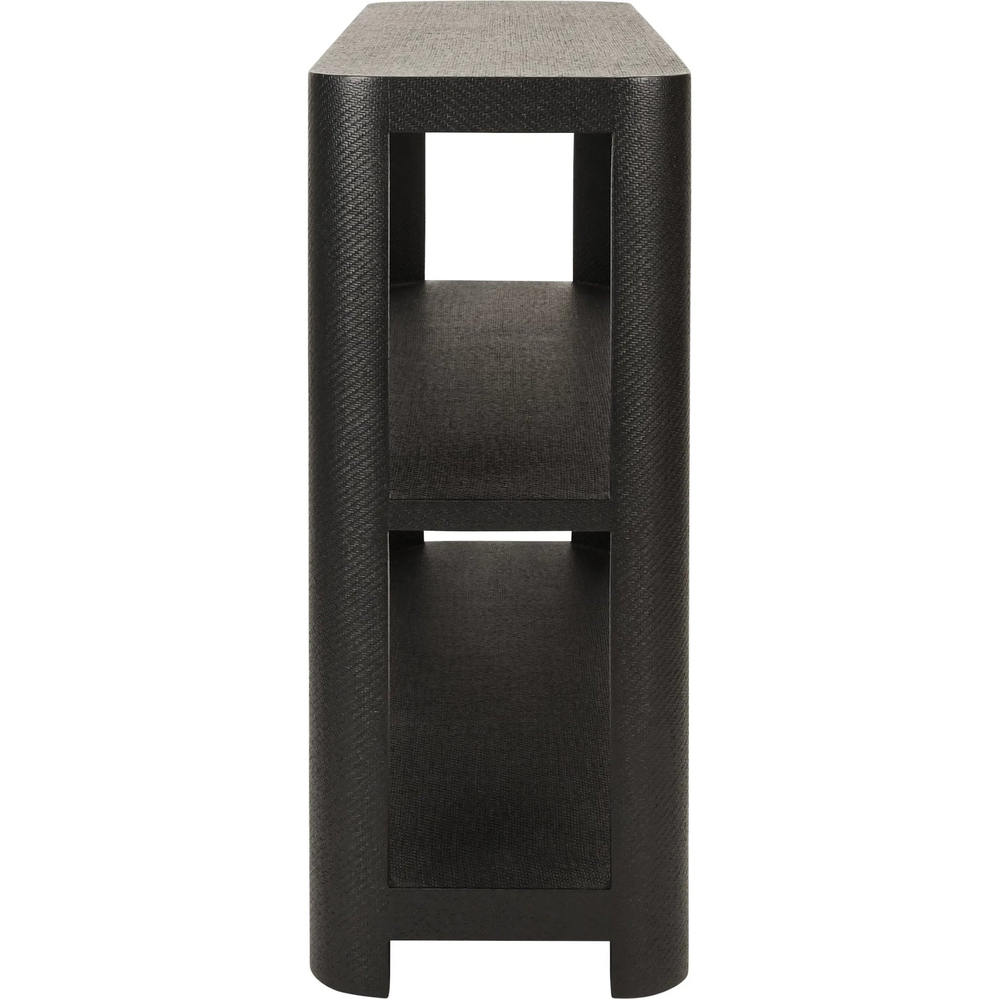 Emery Three Tier Console by Worlds Away. Made from solid wood, mdf in a modern style.