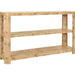 Emery Three Tier Console by Worlds Away. Made from solid wood, mdf in a modern style.
