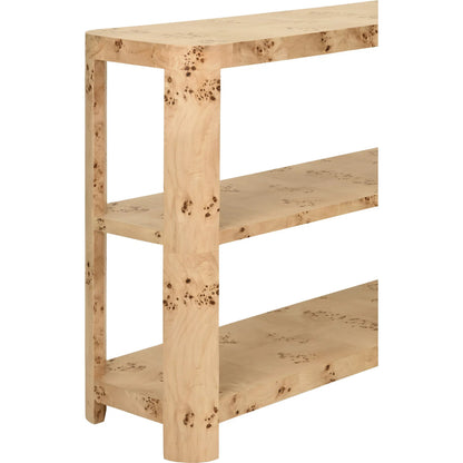 Emery Three Tier Console by Worlds Away. Made from solid wood, mdf in a modern style.