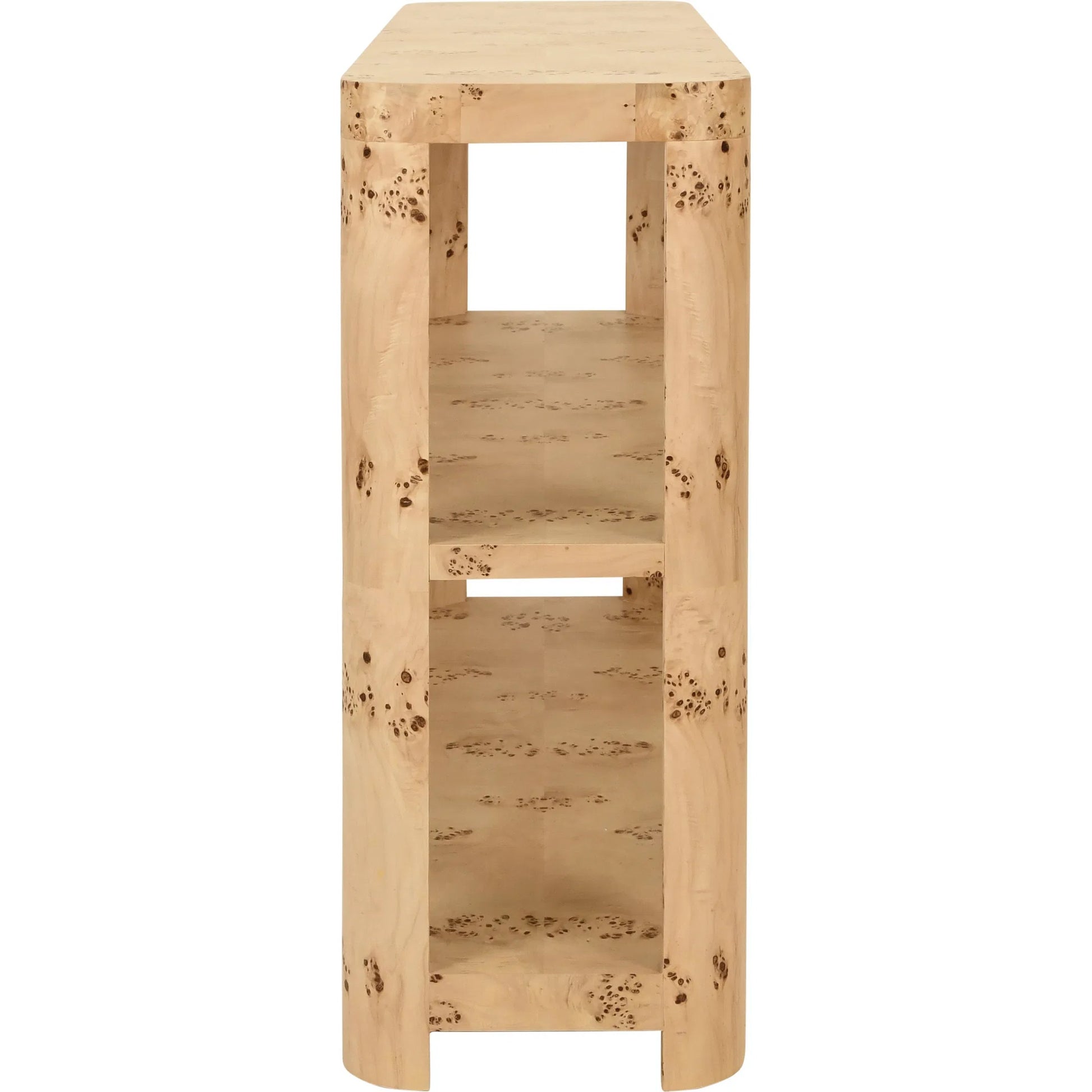 Emery Three Tier Console by Worlds Away. Made from solid wood, mdf in a modern style.