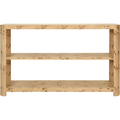 Emery Three Tier Console by Worlds Away. Made from solid wood, mdf in a modern style.