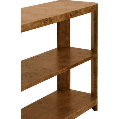 Emery Three Tier Console by Worlds Away. Made from solid wood, mdf in a modern style.
