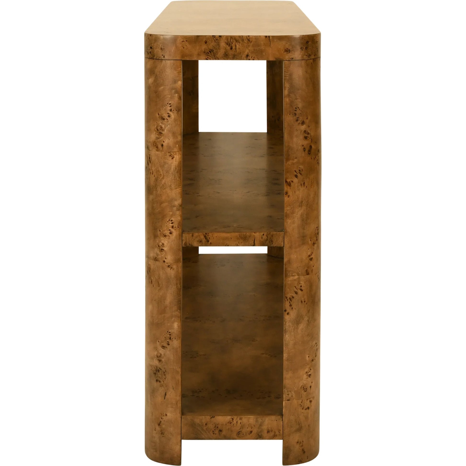 Emery Three Tier Console by Worlds Away. Made from solid wood, mdf in a modern style.
