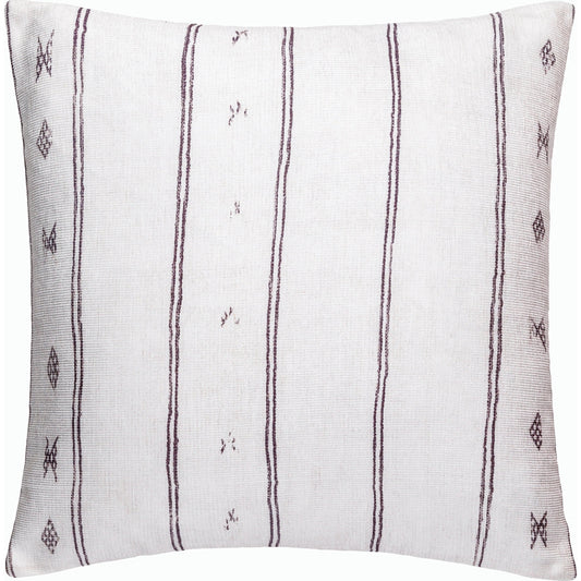 Emily Jean Pillow - 534235 by Livabliss in white, black. Made from polyester in a modern style.