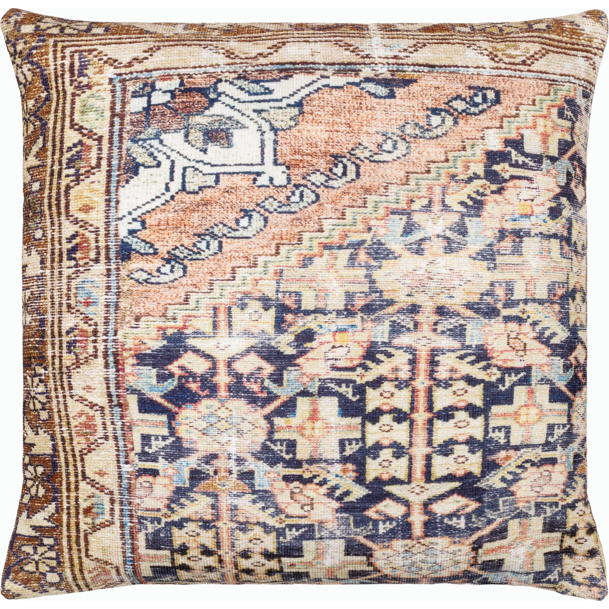 Emily Jean Pillow - 534245 by Livabliss in pearl, ash, off-white, eggplant, prairie dust, khaki, tan. Made from polyester in a traditional style.