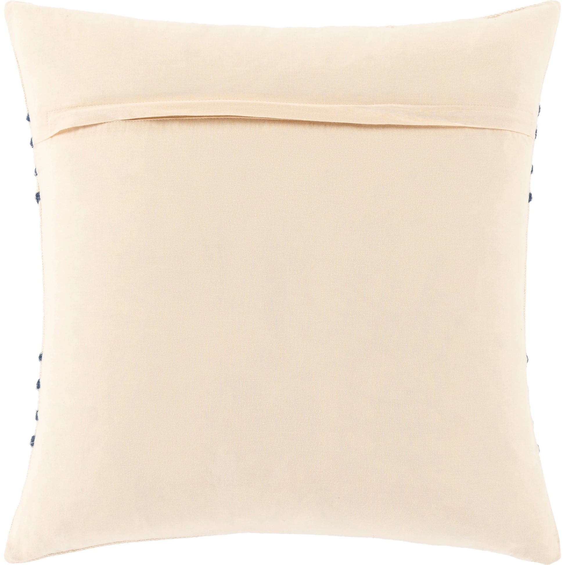 Emilio Pillow - 33955 by Surya in cream, khaki, navy. Made from 100% cotton in a modern style.
