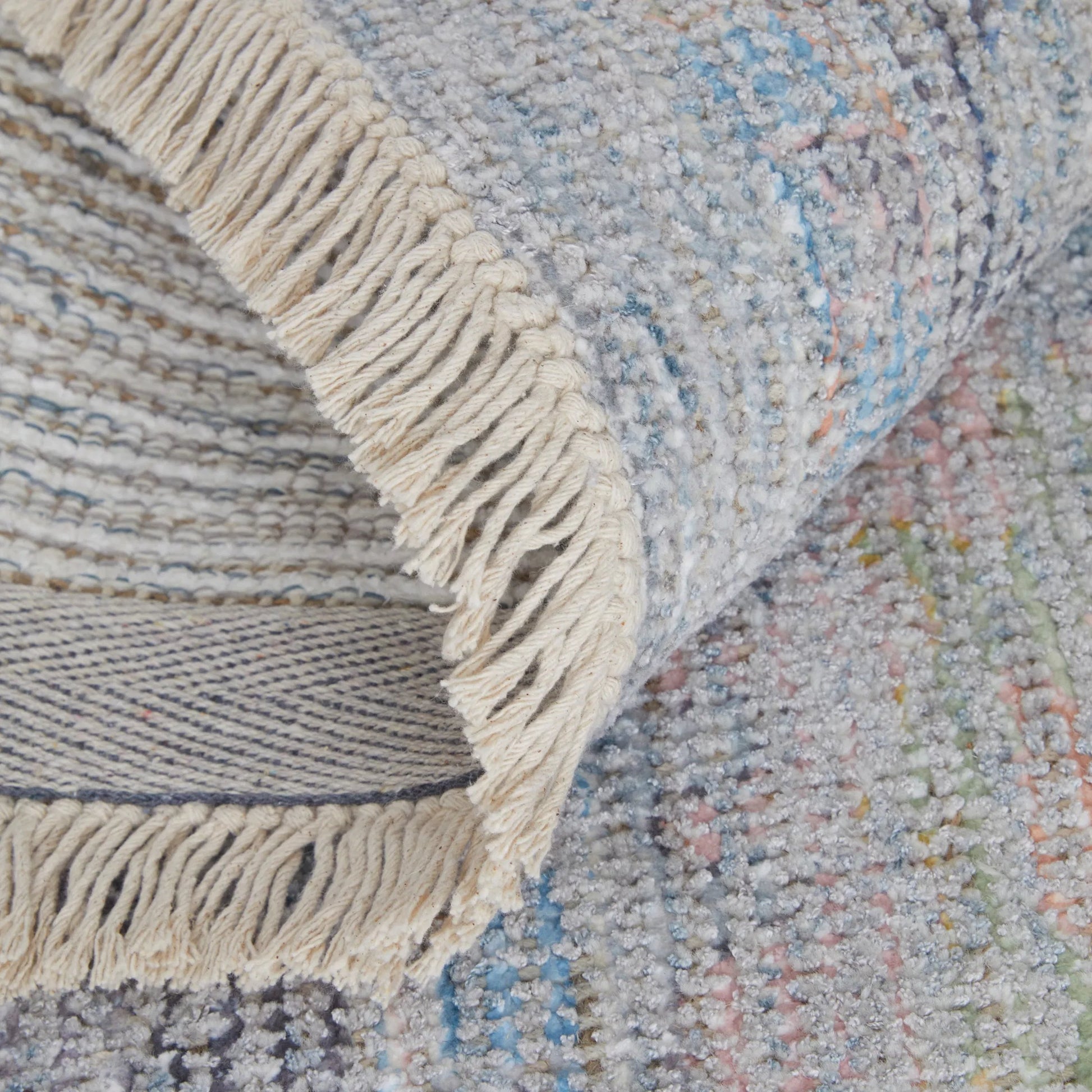 Caldwell Rug - 8798979F by Feizy in blue, yellow, orange. Made from wool, viscose in a unique style.