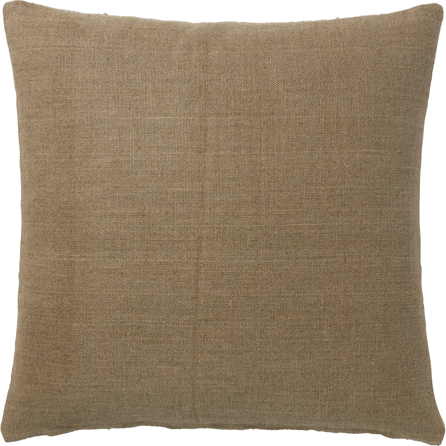 003 SI-2354446,SI-2354447 | Closeup | Emmer EMM01 Pillow by Jaipur Living in natural linen. Made from 80% linen 20% viscose in a transitional style.