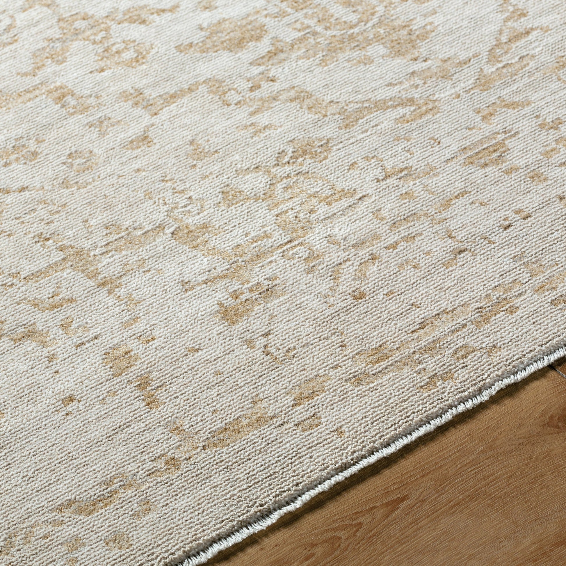 Emory EMO-2300 Rug by Livabliss in cream, tan, ivory, light gray. Made from polyester in a unique style.
