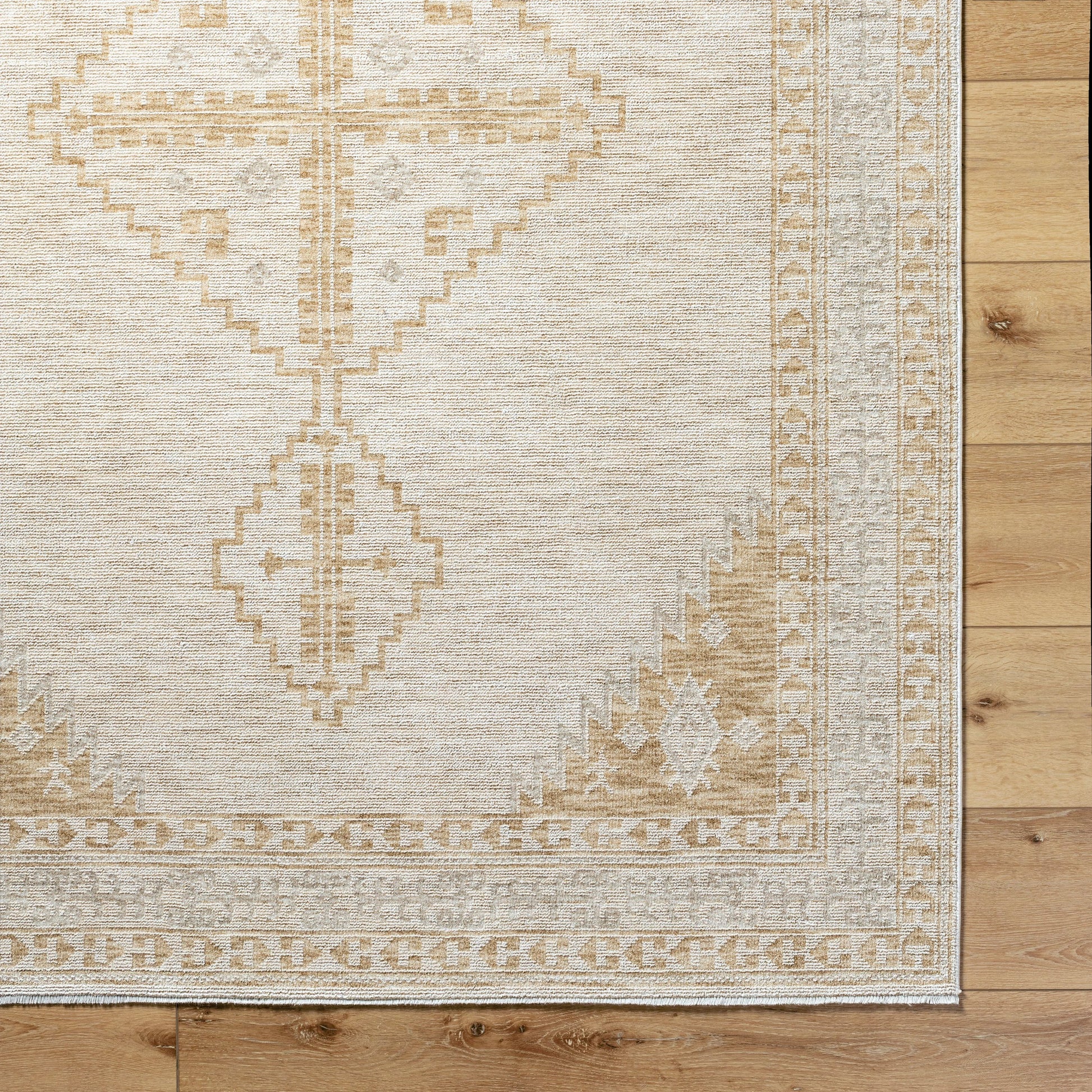 Emory EMO-2301 Rug by Livabliss in ivory, tan, light gray, slate. Made from polyester in a unique style.