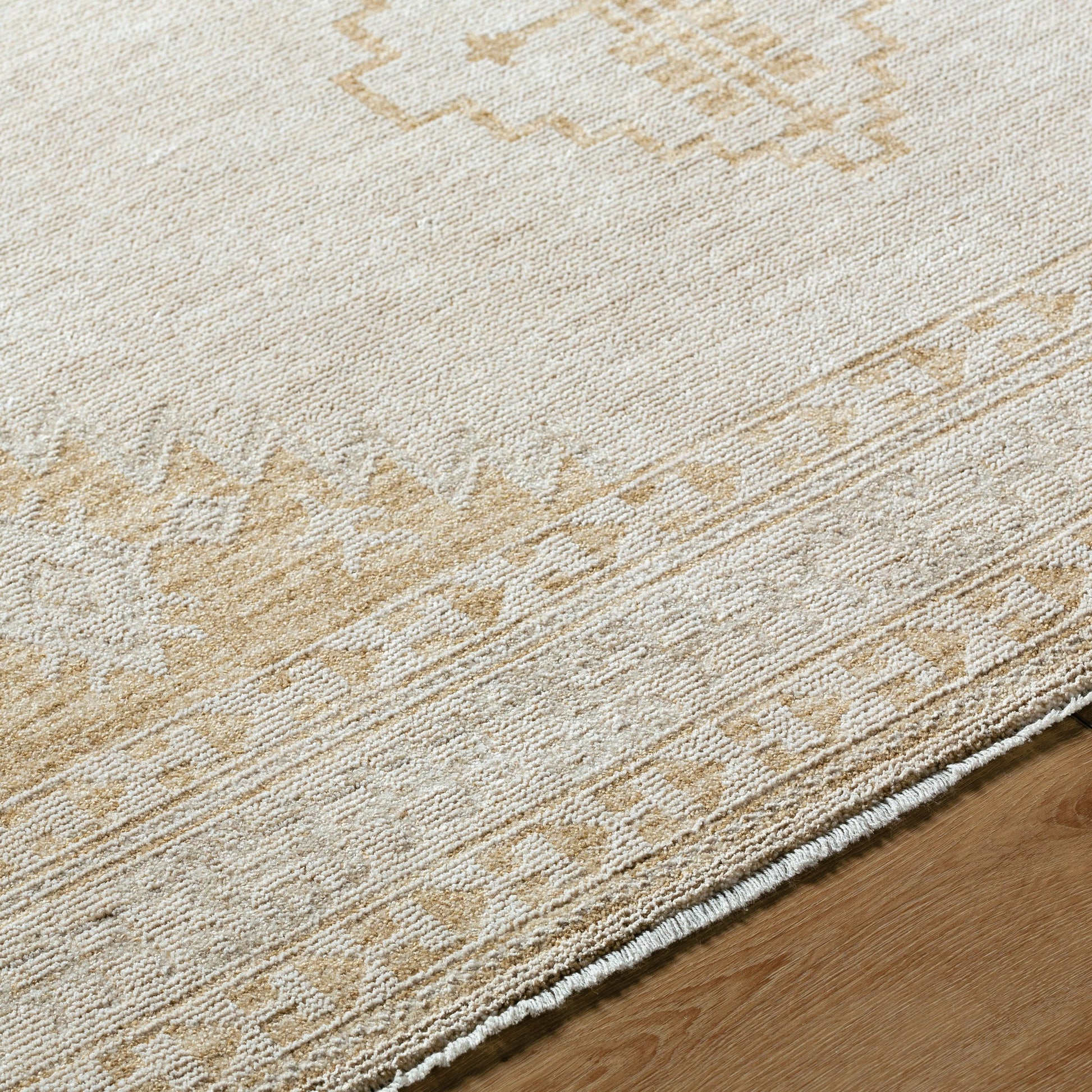 Emory EMO-2301 Rug by Livabliss in ivory, tan, light gray, slate. Made from polyester in a unique style.