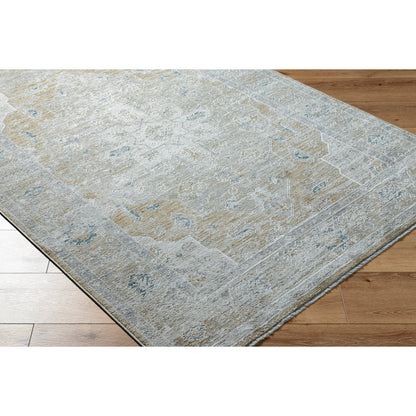 Emory EMO-2304 Rug by Livabliss in ivory, cream, tan, light gray, slate. Made from polyester in a unique style.