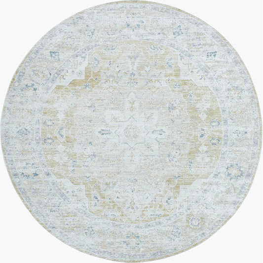 Emory Rug - 527497 by Livabliss in ivory, cream, tan, light gray, slate. Made from polyester in a unique style.