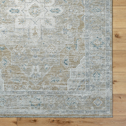 Emory EMO-2304 Rug by Livabliss in ivory, cream, tan, light gray, slate. Made from polyester in a unique style.