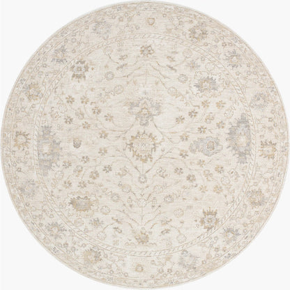 Emory EMO-2307 Rug by Livabliss in ivory, cream, tan, light gray, slate. Made from face: 100% polyester, warp: 100% polyester in a unique style.