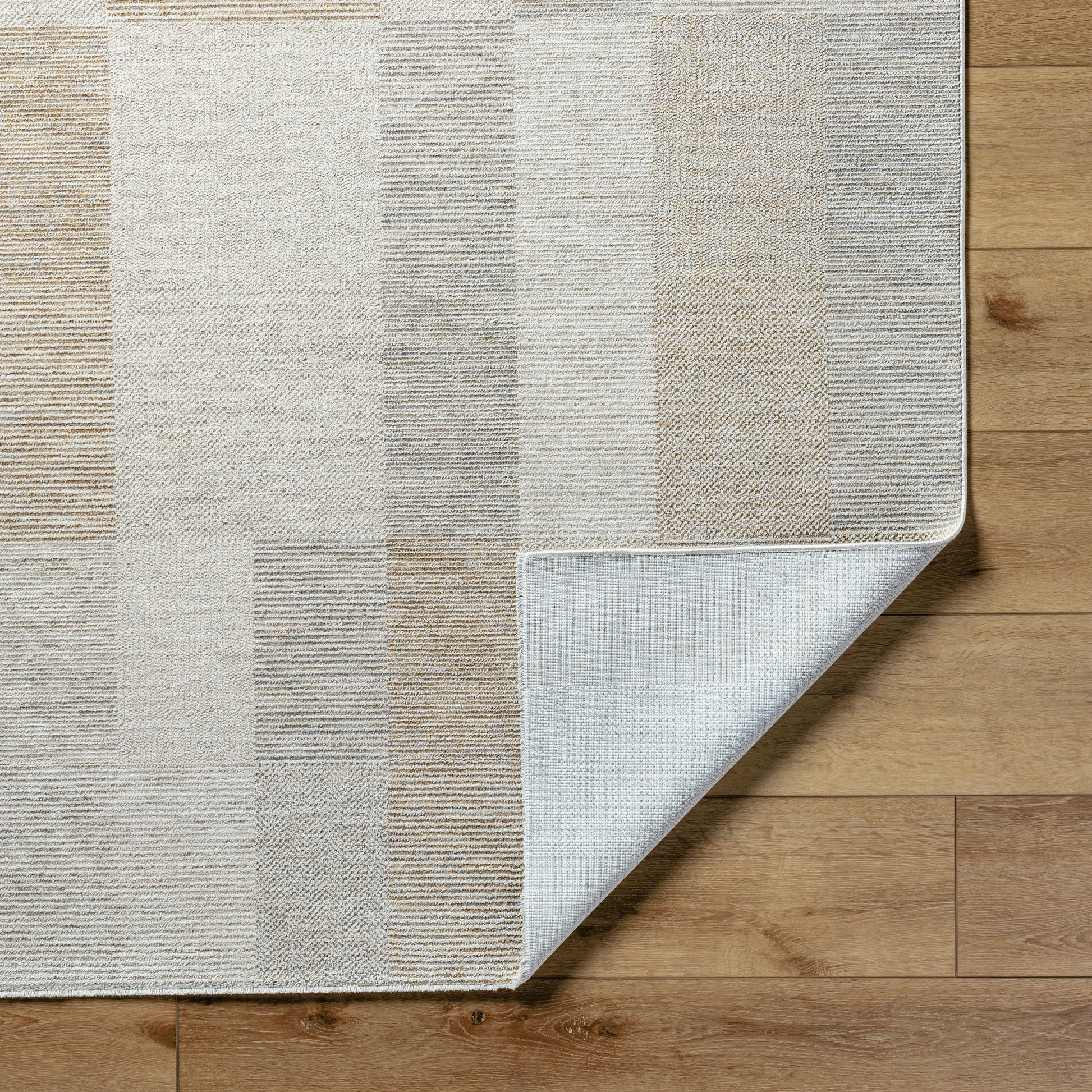 Emory EMO-2310 Rug by Livabliss in ivory, cream, tan, light gray, slate. Made from polyester in a unique style.