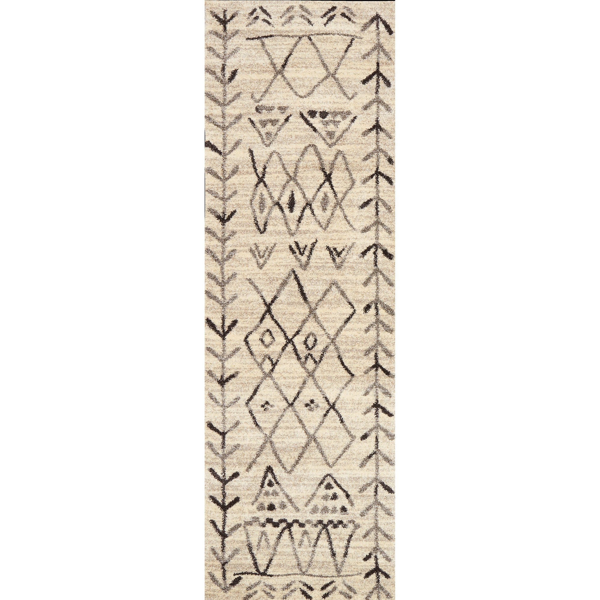 Emory EB-09 Rug by Loloi in heather gray, black. Made from 100% polypropylene in a eclectic & global style.