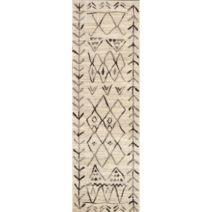 Emory EB-09 Rug by Loloi in heather gray, black. Made from 100% polypropylene in a eclectic & global style.