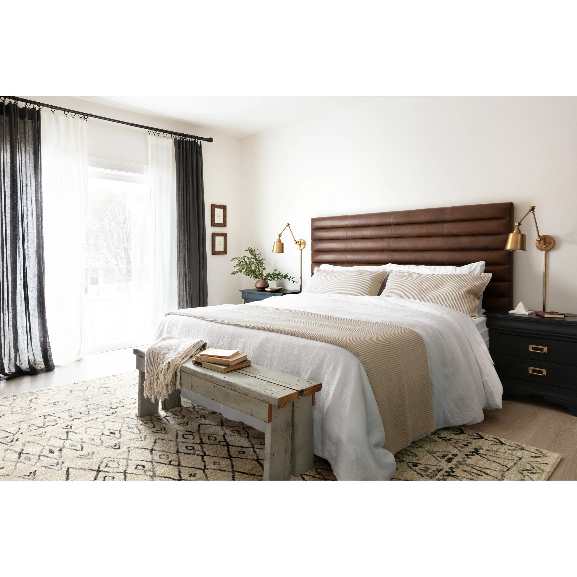 Emory EB-09 Rug by Loloi in heather gray, black. Made from 100% polypropylene in a eclectic & global style.