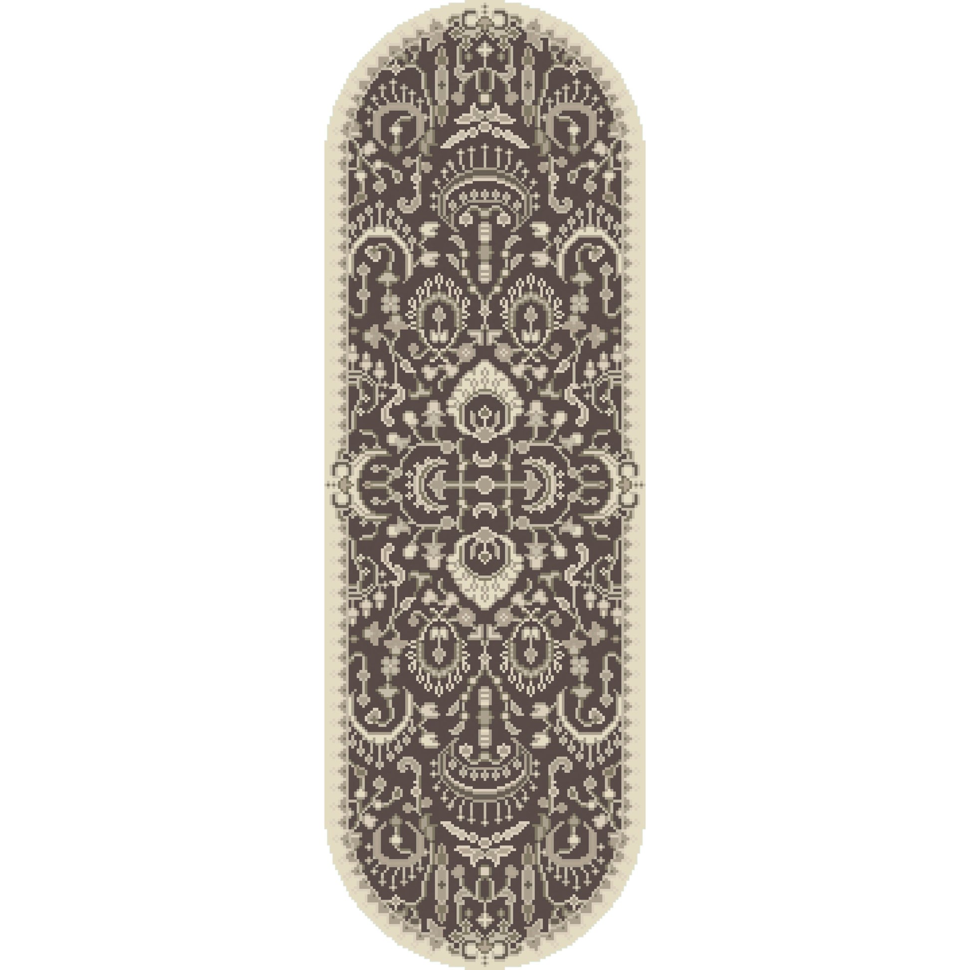 Empress Rug - 12942 by Surya in ink blue, ivory, light gray, charcoal, ice blue. Made from 100% wool in a unique style.