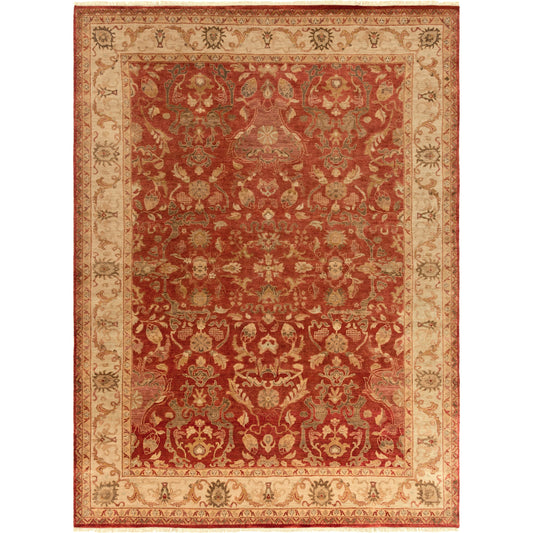 Empress Rug - 12722 by Surya in burgandy, beige, tan, charcoal. Made from 100% wool in a unique style.