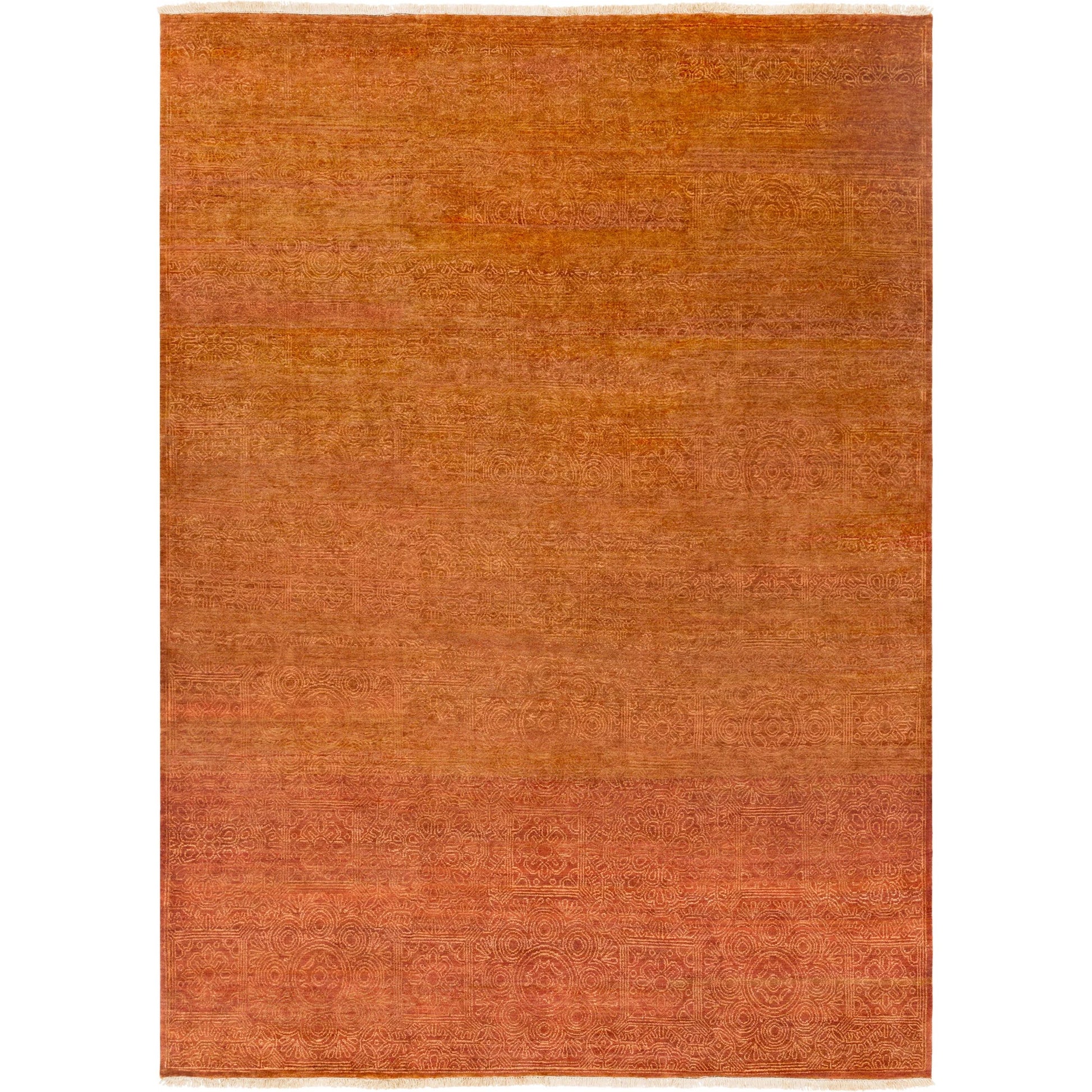 Empress Rug - 13066 by Surya in brown, tan, blush. Made from 100% wool in a unique style.