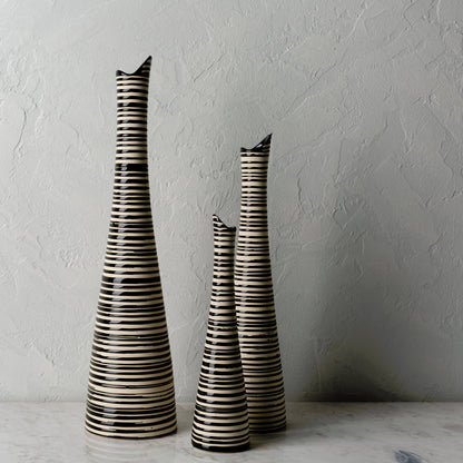 Emily - 24674 (Set of 3) by Surya in glazed. Made from ceramic in a unique style.