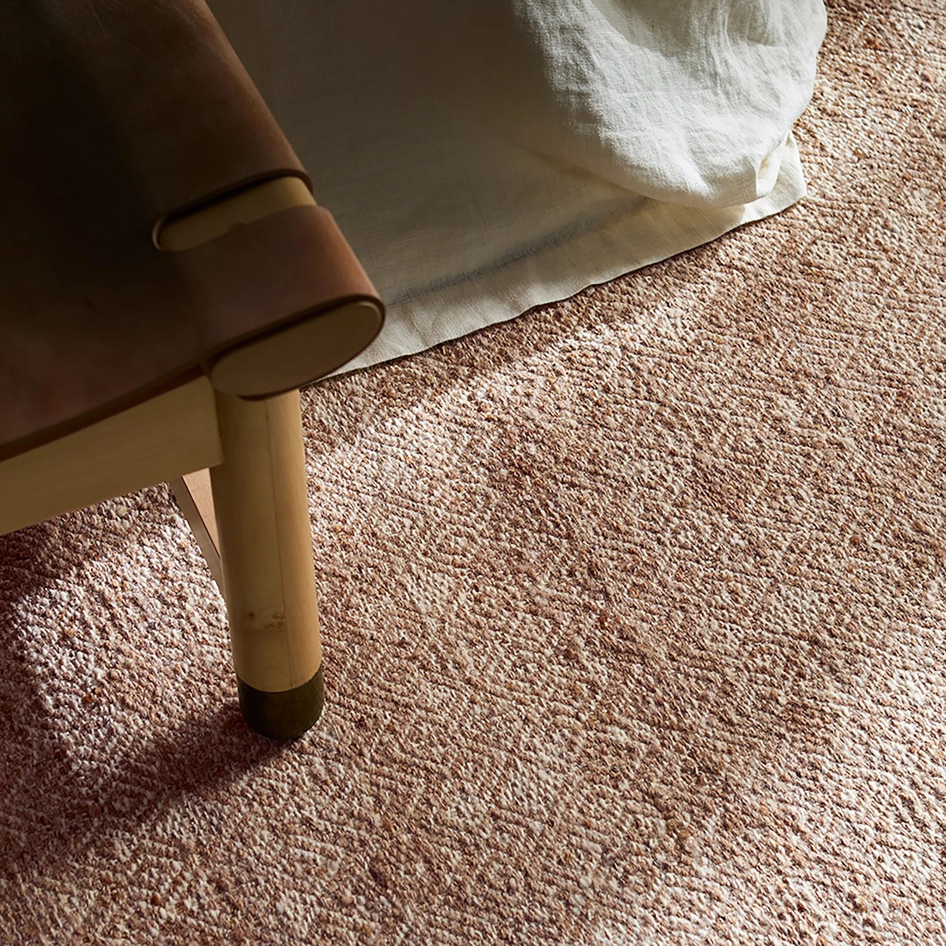 Enclave ENC05 Rug by Jaipur Living in sand, tan, brown. Made from 70% wool 30% cotton in a unique style.