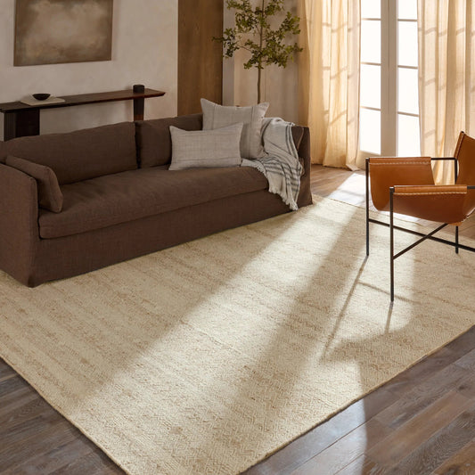 Enclave ENC06 Rug by Jaipur Living in ivory, brown. Made from 70% wool 30% cotton in a unique style.