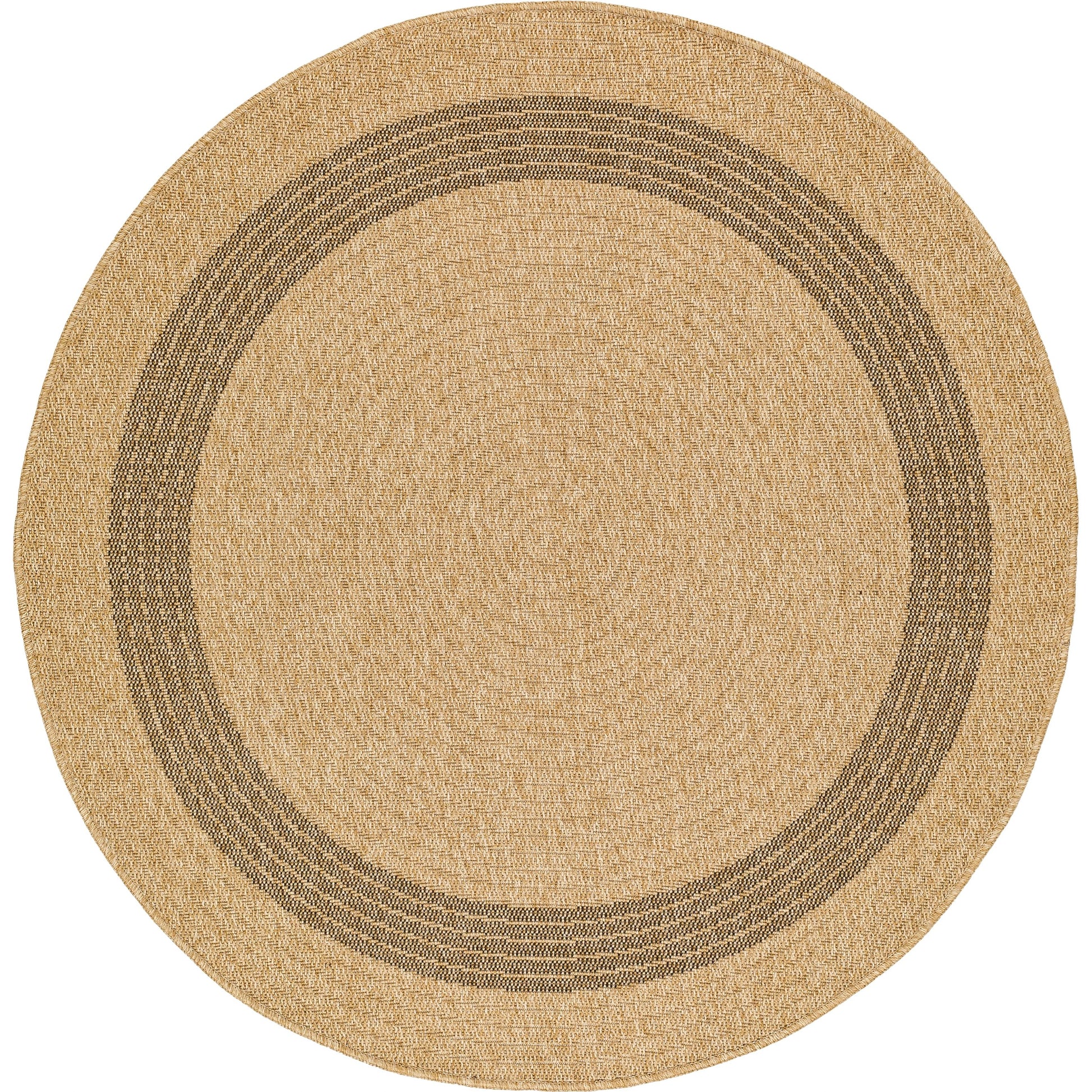Encore ENC-2301 Indoor/Outdoor Rug by Livabliss in tan, black. Made from 100% polypropylene in a unique style.