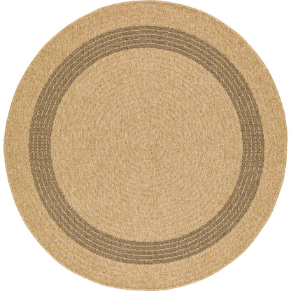 Encore ENC-2301 Indoor/Outdoor Rug by Livabliss in tan, black. Made from 100% polypropylene in a unique style.