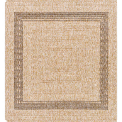 Encore ENC-2301 Indoor/Outdoor Rug by Livabliss in tan, black. Made from 100% polypropylene in a unique style.